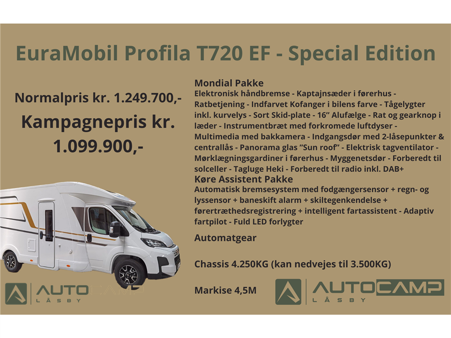 Euramobil Profila T 720 EF - Special Edition
